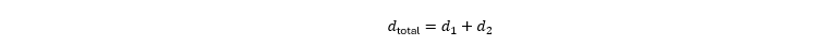 Combined Range Between Two Stations